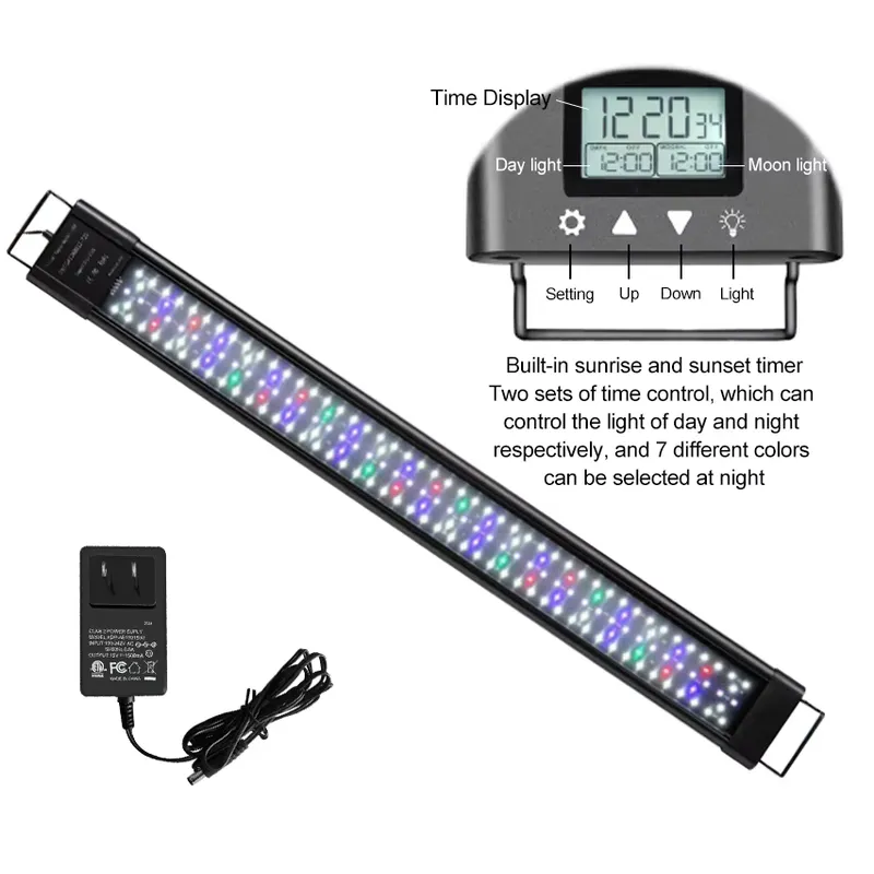 Planted Aquarium Hours - Luz de Cultivo LED IP68 de