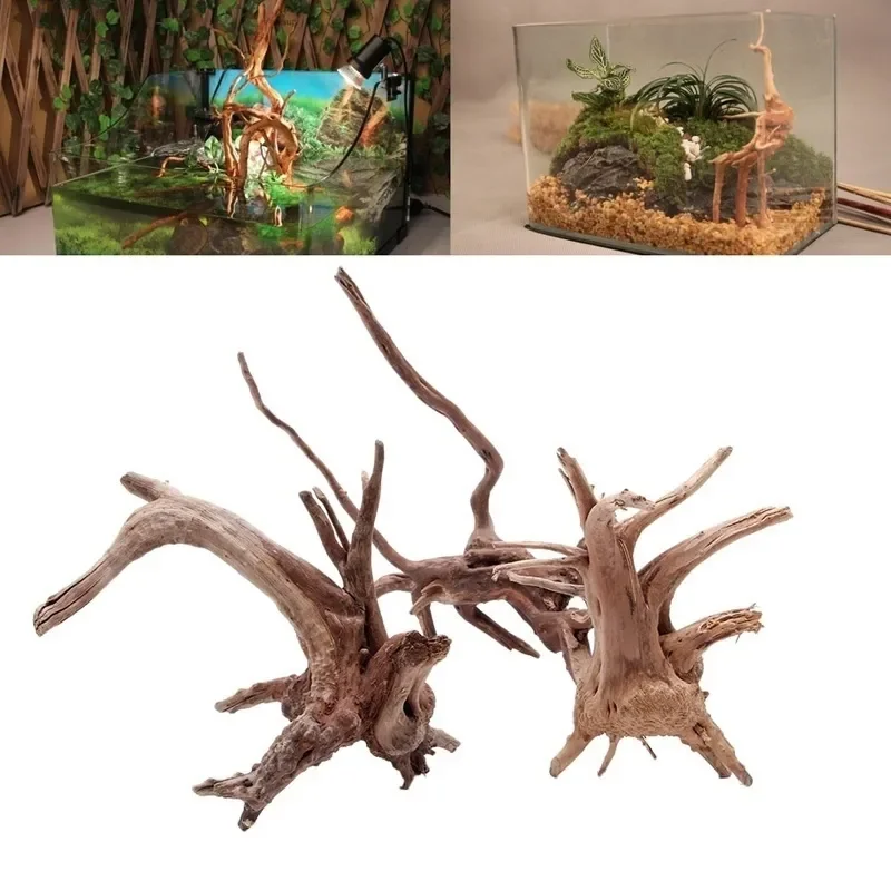 Planted Aquarium With Driftwood - Natural Tree Tronco Driftwood para aquário,