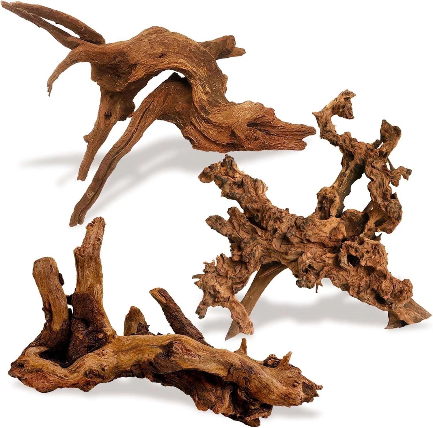 Aquarium Planted Wood - 15-20CM 1 Peça de Madeira Natural