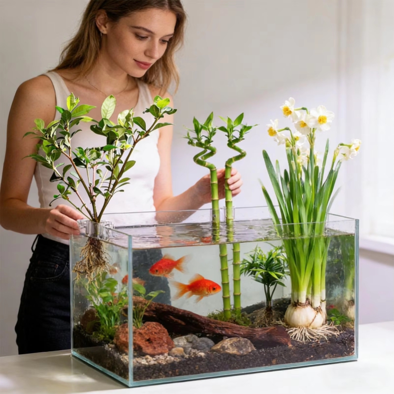 Planted Aquarium For Sale - Promoção: 6 Peças de Suporte Transparente