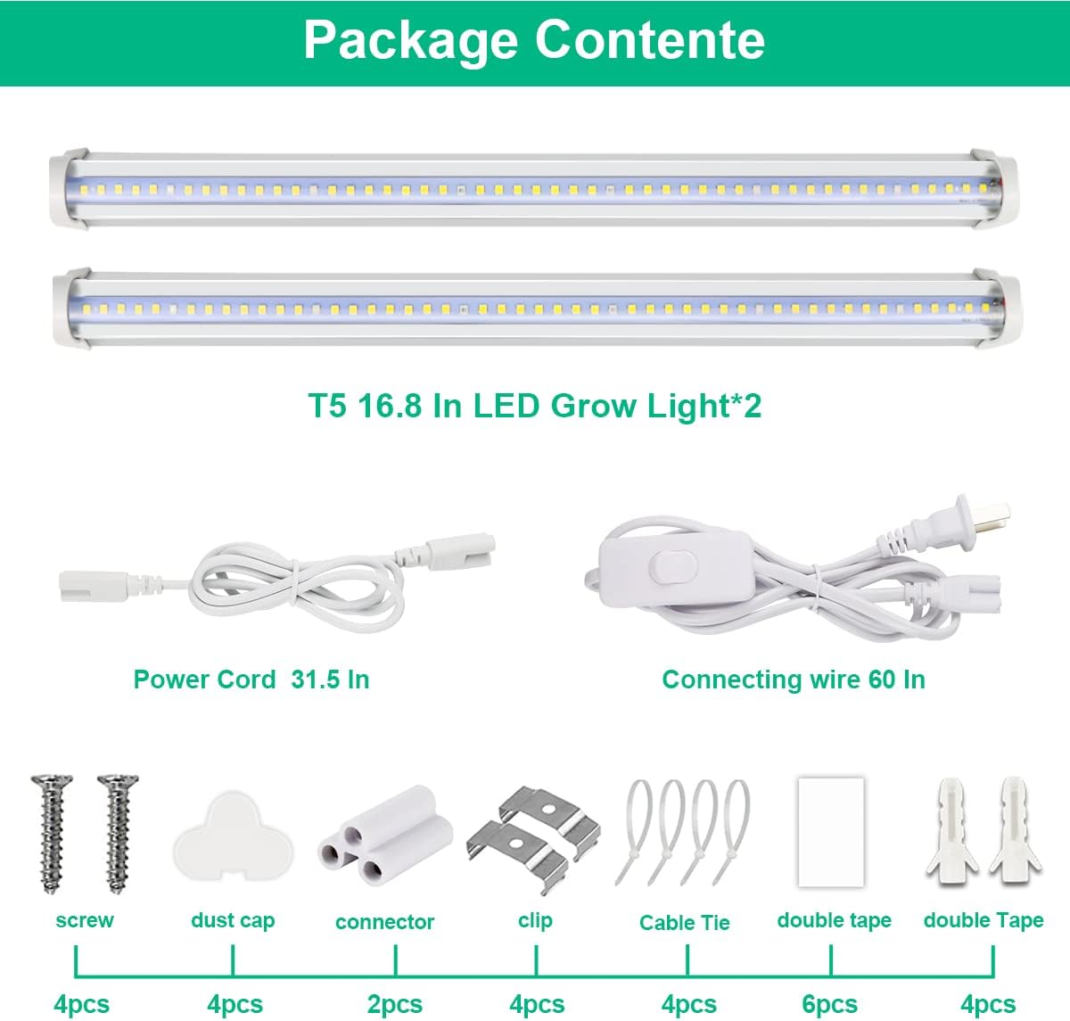 Led crescer lâmpadas planta es - Aquarium Planted Seeds avaliação e preço