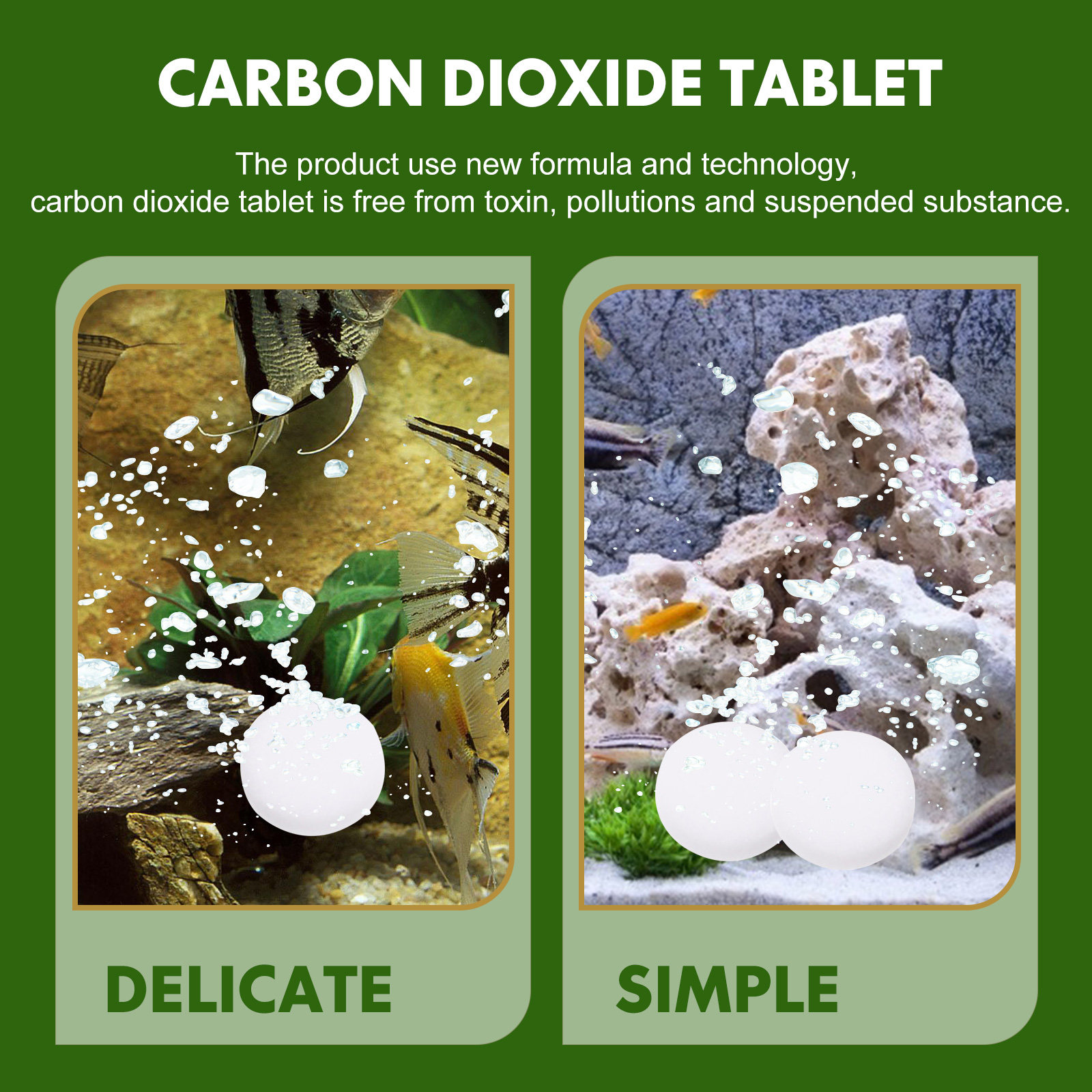 2 Sacos de Comprimidos de CO2  - Planted Aquarium Hours avaliação e preço