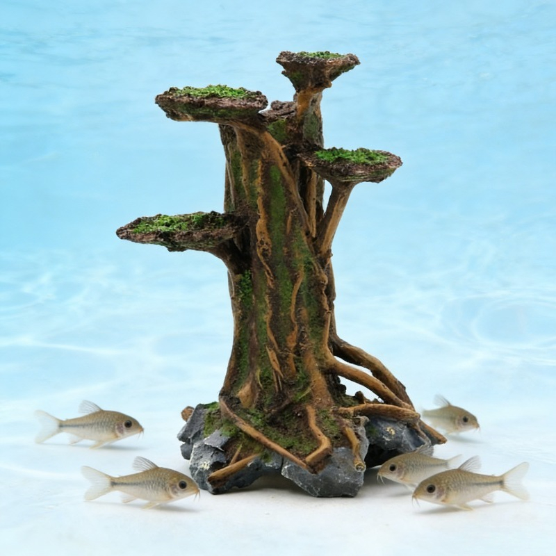 Decoração de Aquário: Árvore d - Planted Aquarium With Driftwood avaliação e preço