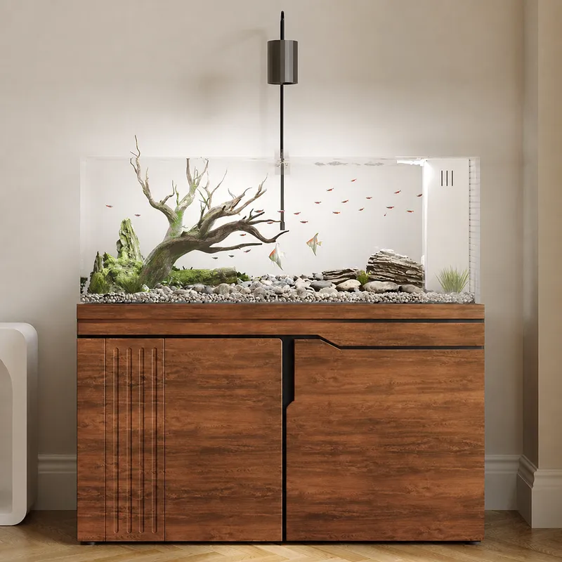 Aquário Grande de Vidro Ultra  - Aquarium Planted Wood avaliação e preço