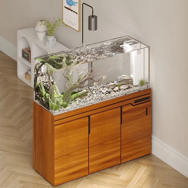 Aquário Grande de Vidro Ultra  - Aquarium Planted Wood avaliação e preço
