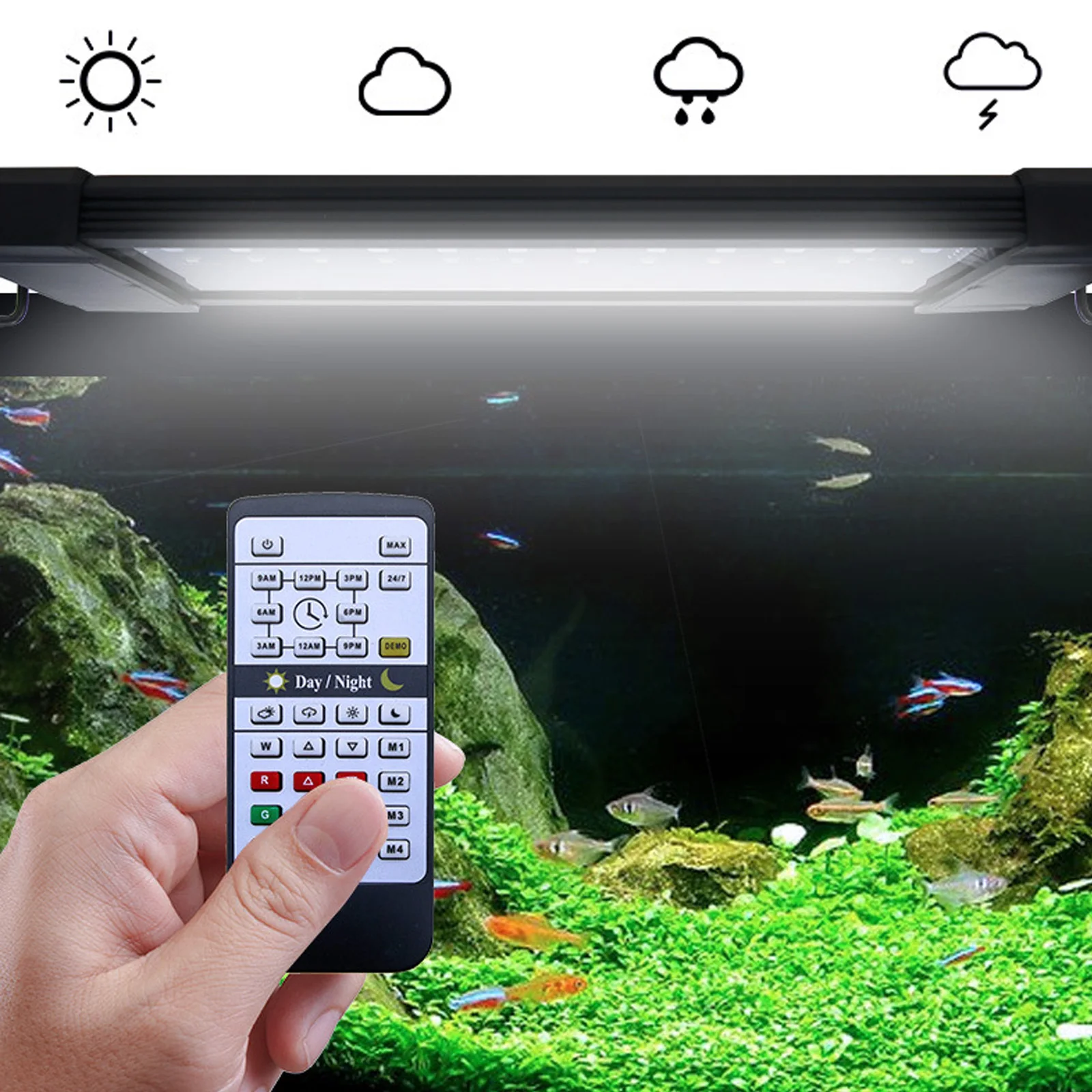 Luz de Aquário LED RGB de Espe - Planted Aquarium Hours avaliação e preço